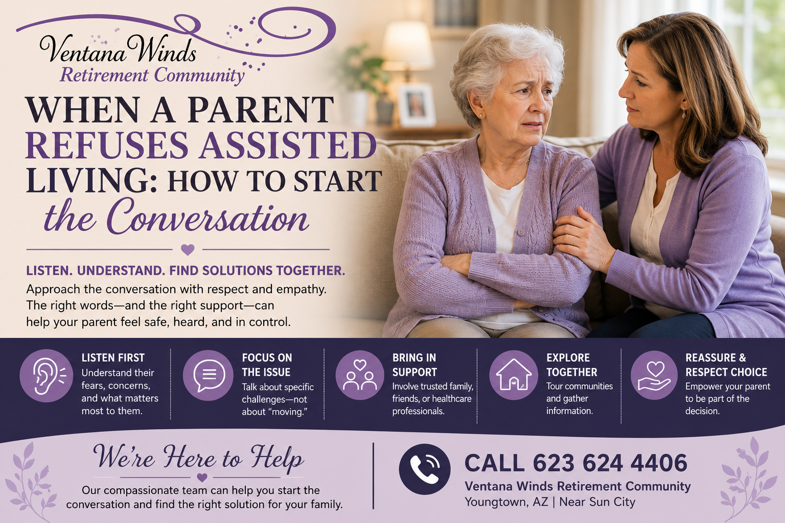 How To Talk To A Parent Who Refuses Assisted Living